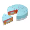 LEAN TOYS Set de dulces Tarta Galletas Decoraciones de velcro DIY