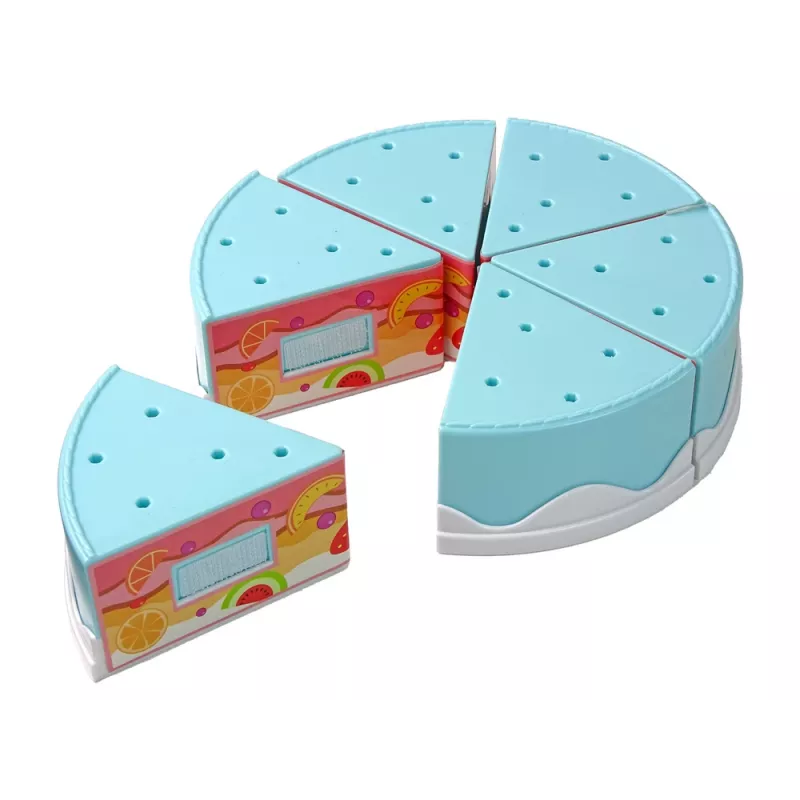 LEAN TOYS Set de dulces Tarta Galletas Decoraciones de velcro DIY