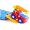 LEAN TOYS Set de vehículos Policía Bomberos Autotransportador Vehículos desmontables