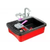 LEAN TOYS Lavabo fregadero de cocina con accesorios