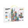 LEAN TOYS Set de tobogán para bolas Bloques magnéticos 168 piezas