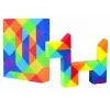 LEAN TOYS Puzzle Serpiente Cubo Mágico Juego de Puzzle