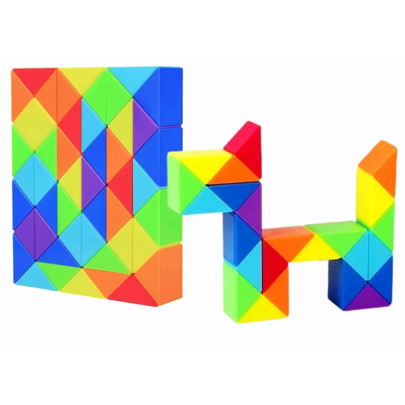 LEAN TOYS Puzzle Serpiente Cubo Mágico Juego de Puzzle