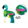 LEAN TOYS Pistola de pompas de jabón flamenco azul