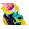 LEAN TOYS Locomotora de pompas de jabón con luz y sonido, azul