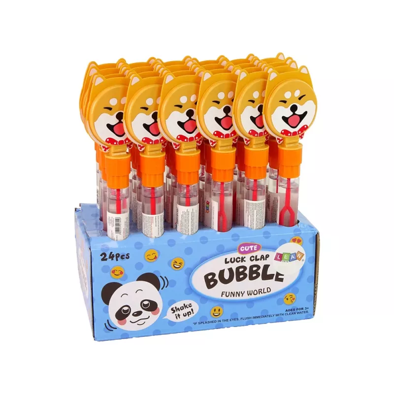 LEAN TOYS Perro de pompas de jabón 30 cm aleteo