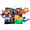 LEAN TOYS Libro educativo de tela con animales que crujen para bebés
