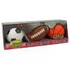 LEAN TOYS Set de pelotas blandas deportivas 3 en 1 fútbol baloncesto