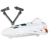 LEAN TOYS Space Mission Cosmos set de juego de 4 elementos – cohete, astronauta, rover y bandera (4 piezas, a partir de 3 años)