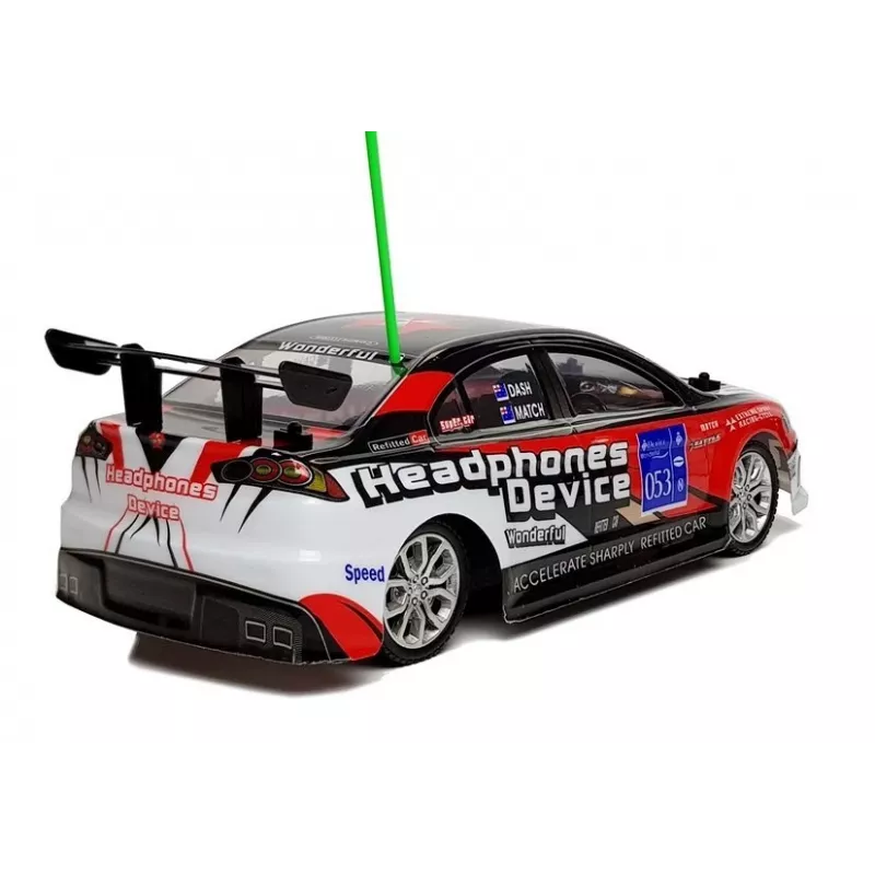 LEAN TOYS Coche deportivo de carreras teledirigido R/C 27MHz Rojo