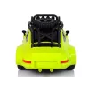 LEAN TOYS Coche deportivo 1:18 verde rueda de repuesto mando