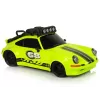 LEAN TOYS Coche deportivo 1:18 verde rueda de repuesto mando