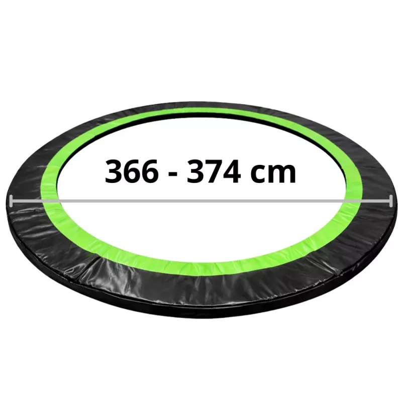 LEAN TOYS Cubierta de muelles para trampolín de 12ft LEAN SPORT PRO – PVC resistente a los rayos UV, Azul