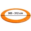LEAN TOYS Cubierta de muelles para trampolín de 10ft, Azul, PVC resistente a los rayos UV, espuma EPE, correas elásticas, EN71, serie BEST