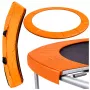 LEAN TOYS Cubierta de muelles para trampolín de 10ft, Azul, PVC resistente a los rayos UV, espuma EPE, correas elásticas, EN71, serie BEST