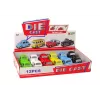 LEAN TOYS Spring Spring con motor de fricción escarabajo coche de pasajeros 6 colores