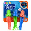 Juguete de buceo LEAN TOYS pulpo medusa para niños piscina baño pack de 3