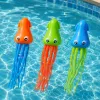 Juguete de buceo LEAN TOYS pulpo medusa para niños piscina baño pack de 3