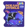 Figura de goma de raya extensible LEAN TOYS pez oceánico realista 13cm