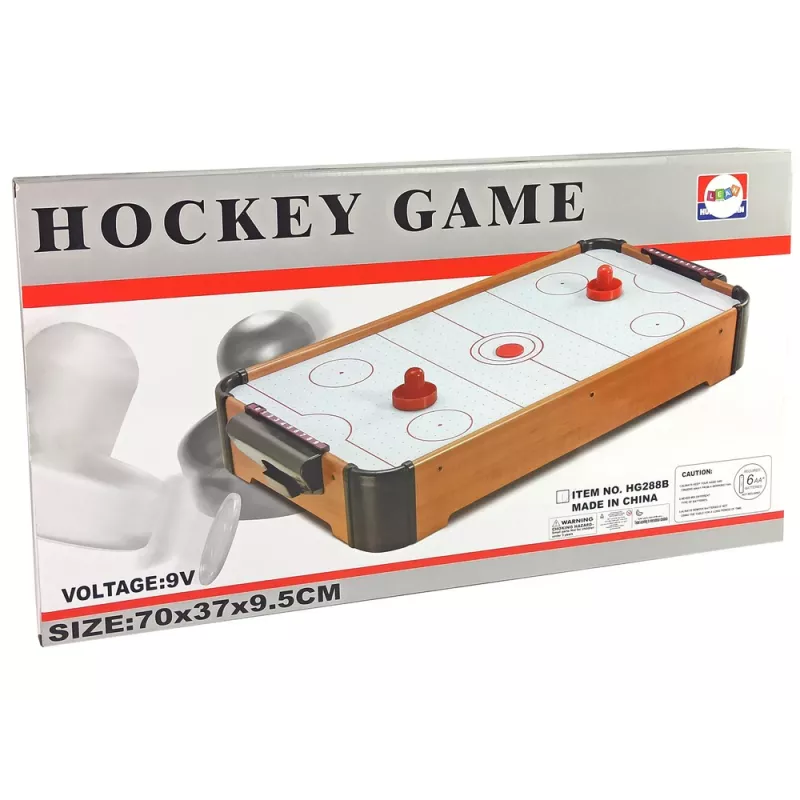 LEAN TOYS Juego de mesa air hockey disco y puntos