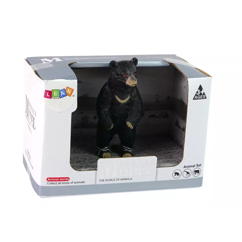 LEAN TOYS Set de figuras de animales osito de peluche