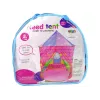 LEAN TOYS Tienda palacio castillo de princesas base para niños rosa