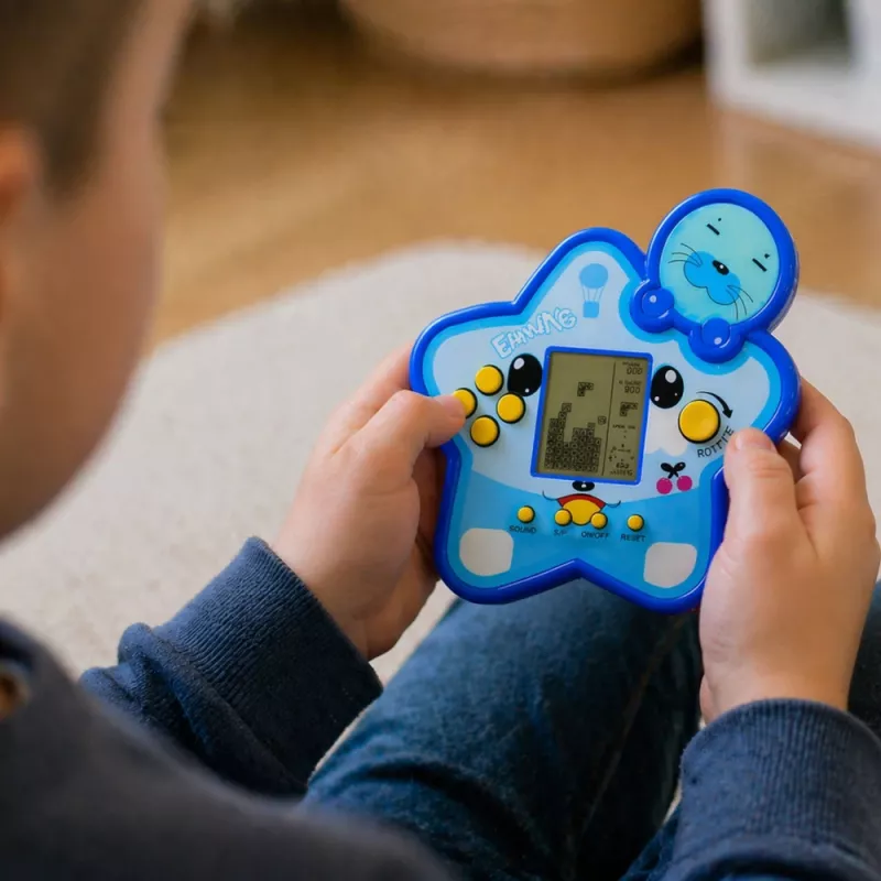 LEAN TOYS Tetris Star Juego electrónico - Blue