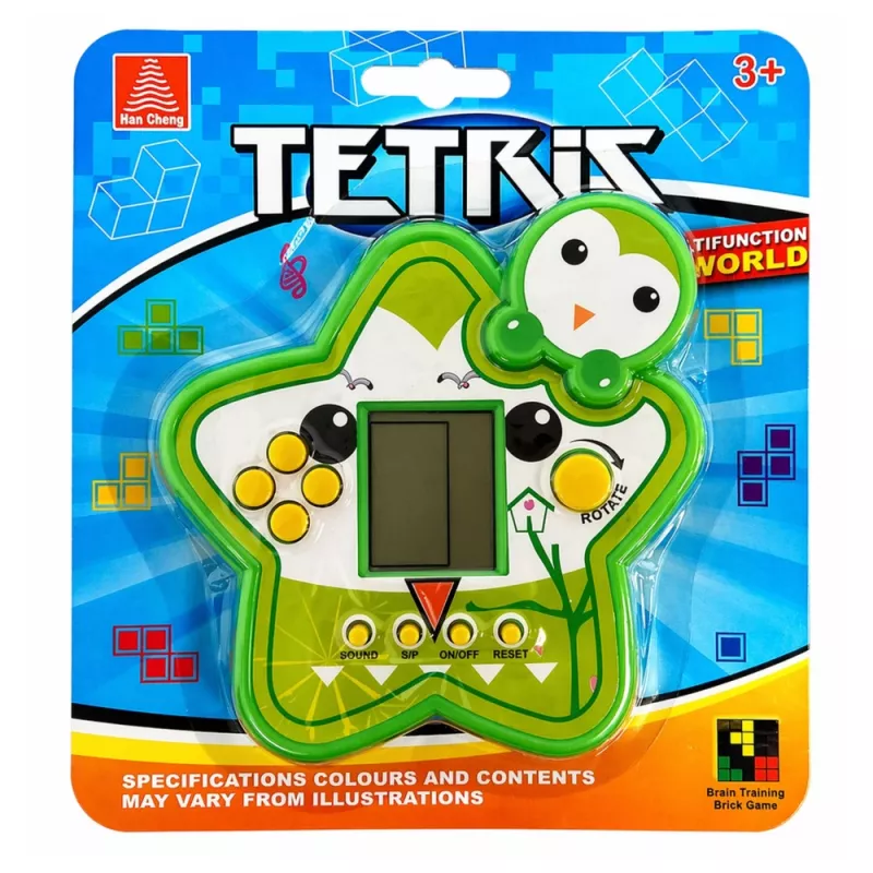 LEAN TOYS Tetris Star Juego electrónico - Verde
