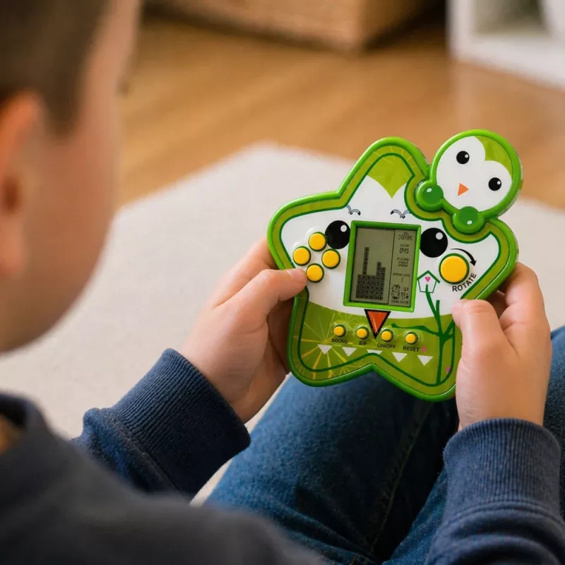 LEAN TOYS Tetris Star Juego electrónico - Verde