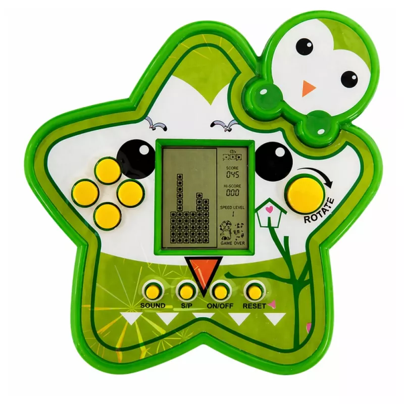 LEAN TOYS Tetris Star Juego electrónico - Verde