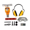 LEAN TOYS Set de herramientas para el pequeño constructor – martillo neumático