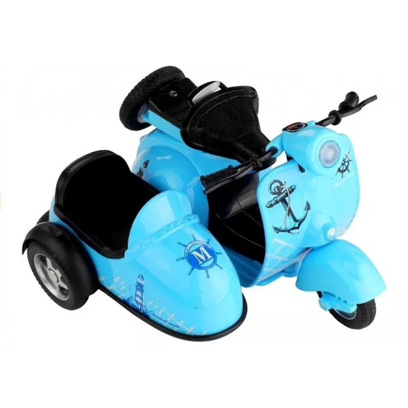 LEAN TOYS Moto de juguete 3 colores Luces Juego 1:14