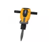 LEAN TOYS Martillo neumático de juguete con casco y gafas – amarillo, a partir de 3 años, luz y sonido, set de 4 piezas
