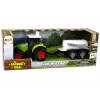 LEAN TOYS Tractor para niños con remolque coche de granja