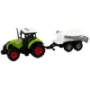 LEAN TOYS Tractor para niños con remolque coche de granja