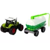 LEAN TOYS Tractor para niños con remolque cisterna de granja