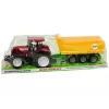 LEAN TOYS Tractor volquete rojo tractor amarillo 50 cm