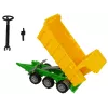 LEAN TOYS Tractor volquete rojo tractor amarillo 50 cm