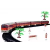 LEAN TOYS Vías de tren con pilas 33 piezas