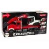 LEAN TOYS Camión con excavadora tractor excavadora sonido luz