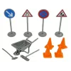LEAN TOYS Vehículo coche de carretera volquete propulsión por fricción accesorio de carretera sonido