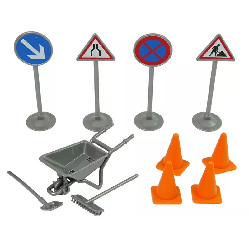 LEAN TOYS Vehículo coche de carretera volquete propulsión por fricción accesorio de carretera sonido