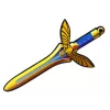 LEAN TOYS Set de espada y escudo Warrior de espuma EVA