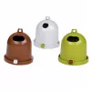 LEAN TOYS Camión de recogida de basura con grúa, contenedores, fricción, luz y sonido