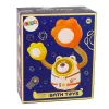 LEAN TOYS Juguete de baño oso astronauta ducha con circulación de agua y ventosas