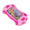 LEAN TOYS Consola de juegos arcade delfín de agua rosa