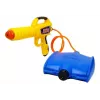 LEAN TOYS Pistola de agua con depósito de 1080 ml amarillo-azul