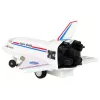 LEAN TOYS Avión de Combate F-16 Radiocontrol Blanco (2,4 GHz, RTF)