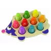 LEAN TOYS Erizo de Madera Educativo con 10 Rotuladores de Colores