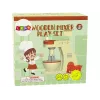 LEAN TOYS Accesorio de robot batidora de cocina de madera para niños